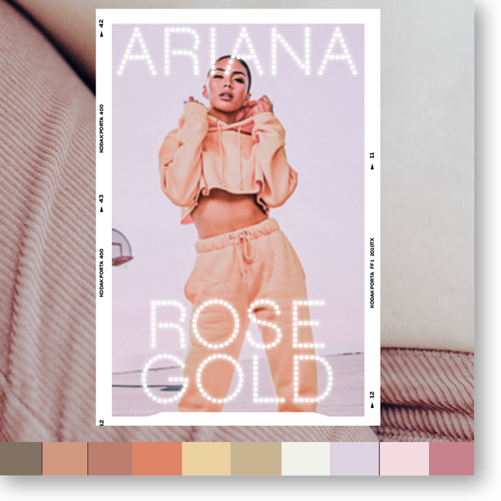 rose gold ariana
